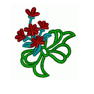 繡花植物花色彩綠色免費素材
