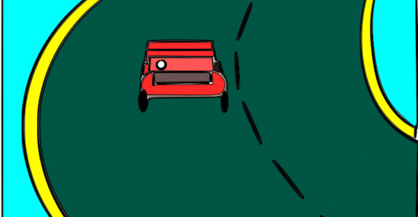 公路矢量插畫