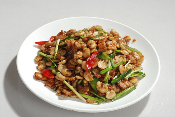 肉炒大豆瓣圖片