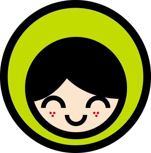 可愛圓形圖標