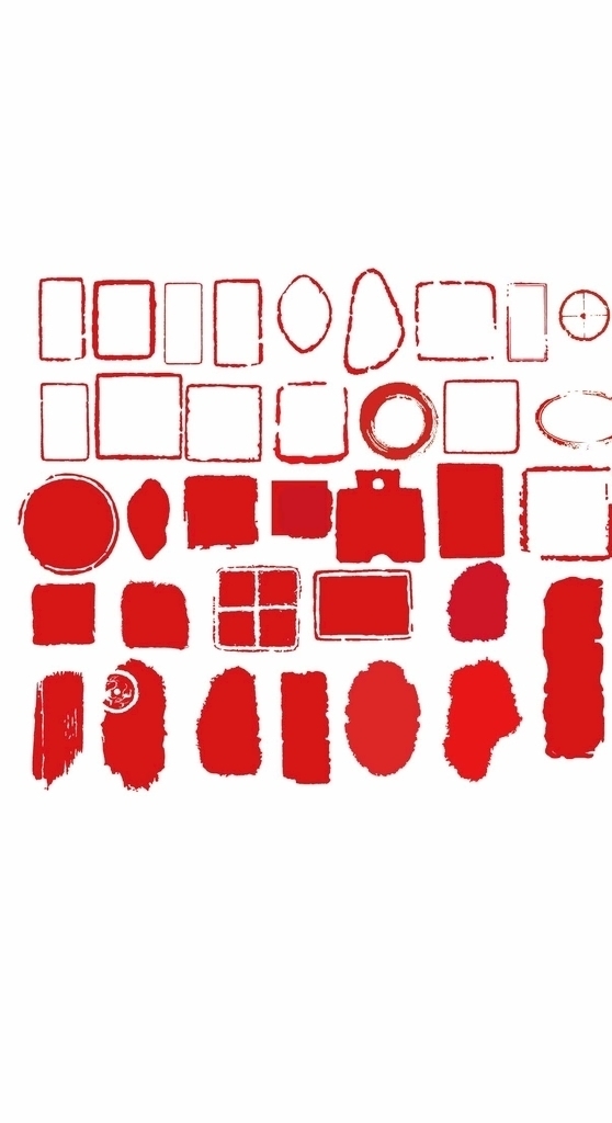 红色印章素材集合
