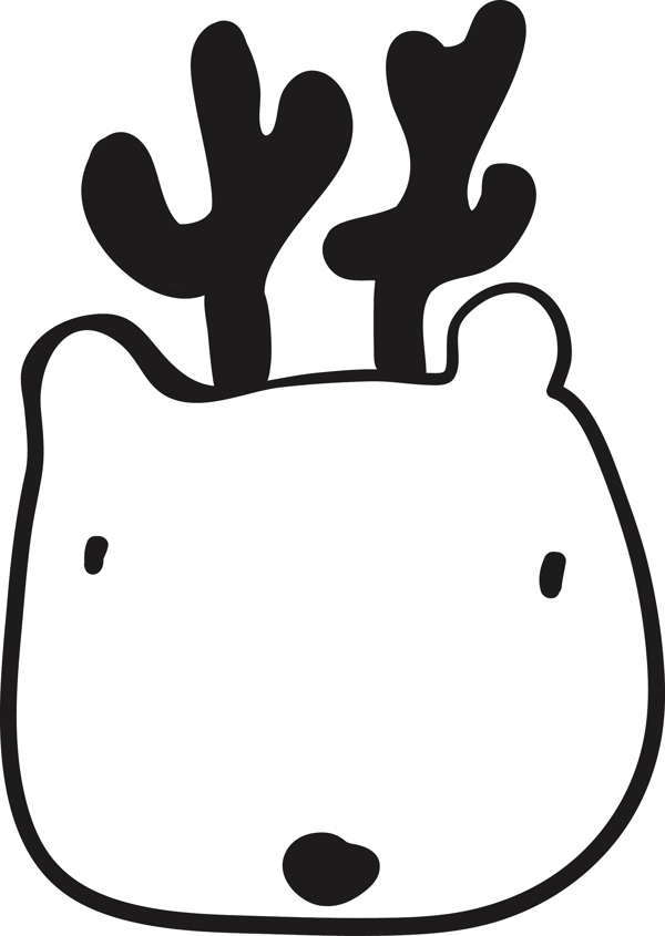 卡通鹿