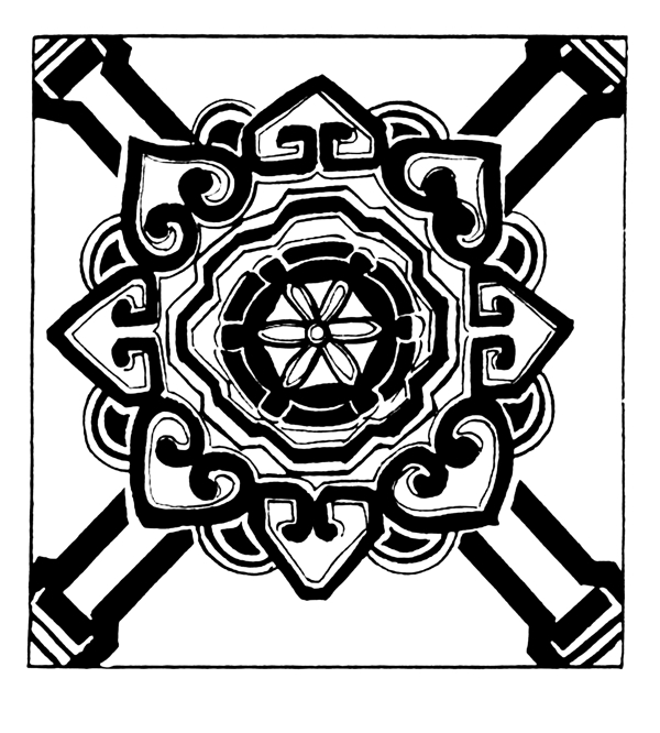團(tuán)花紋樣傳統(tǒng)圖案0117
