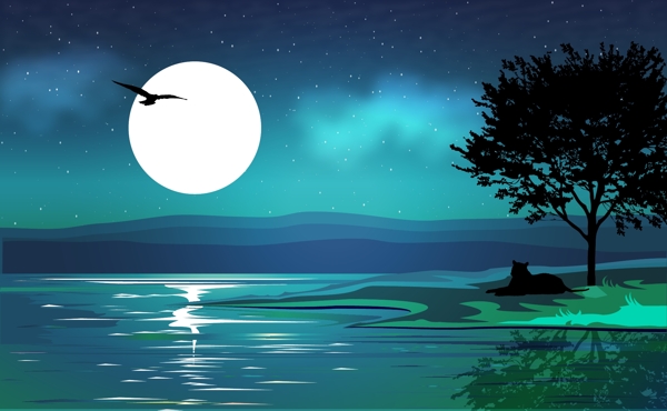 安靜的夜晚