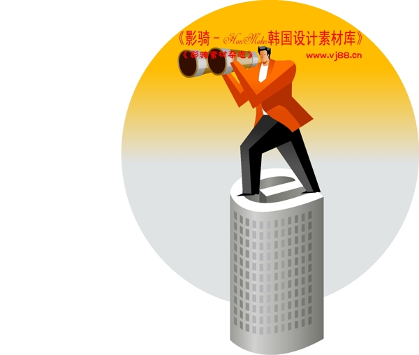 商務(wù)插畫商務(wù)矢量素材商務(wù)男性HanMaker韓國設(shè)計(jì)素材庫