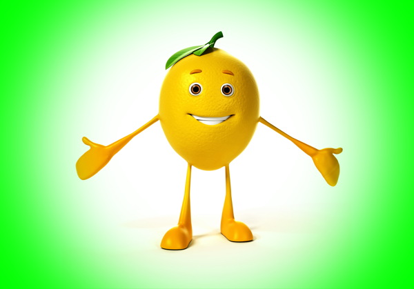 微笑的檸檬3D設(shè)計(jì)