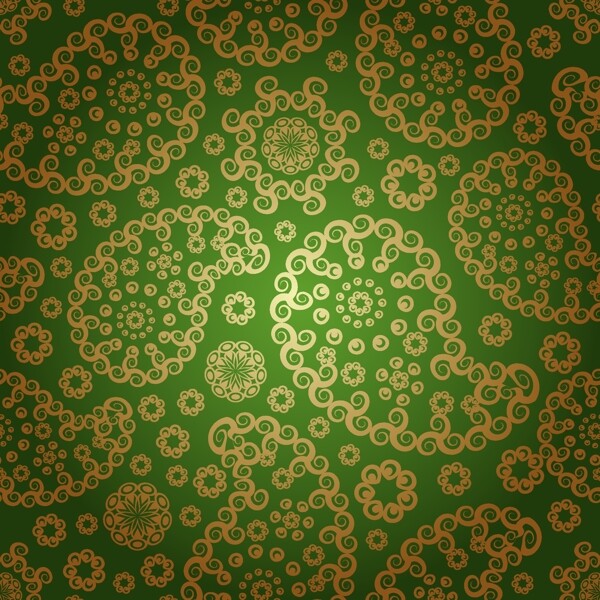 歐美花紋1654矢量EPS