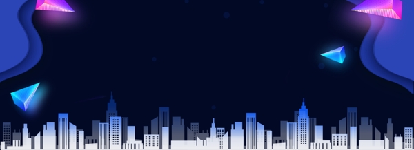 藍(lán)色科技背景