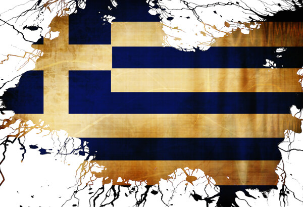 希腊国旗图案图片