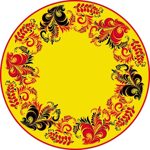 古典花紋