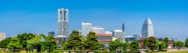 日本横滨城市景观