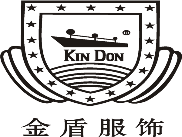 矢量金盾服飾標志