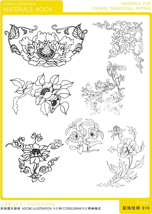 花紋素材圖片