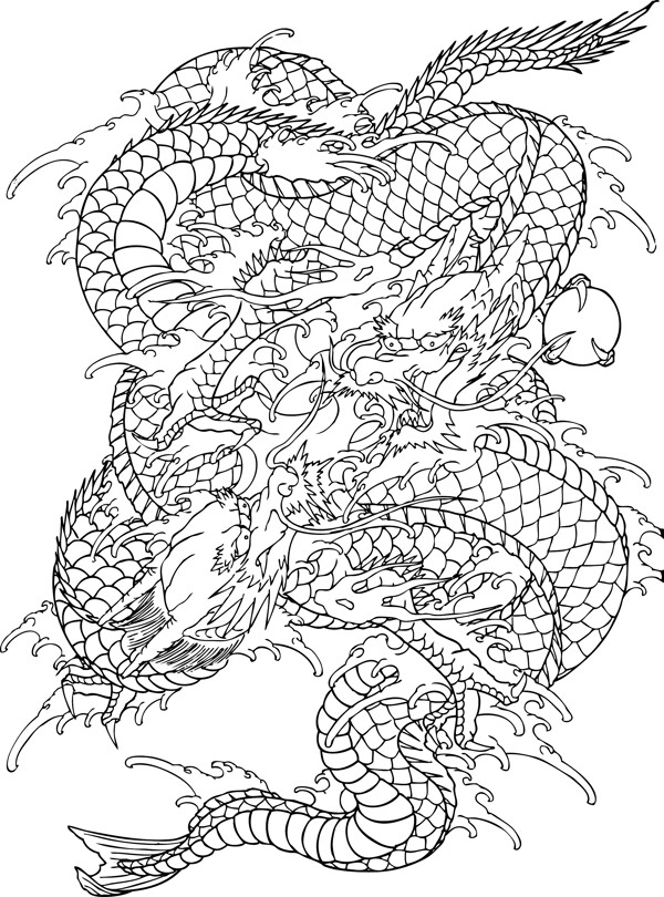 龍紋圖片