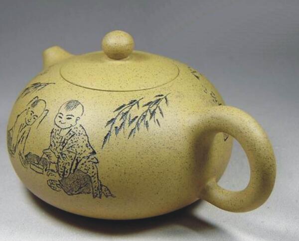特种陶土茶壶图片