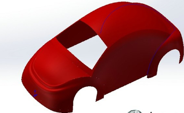 甲壳虫汽车3D模型