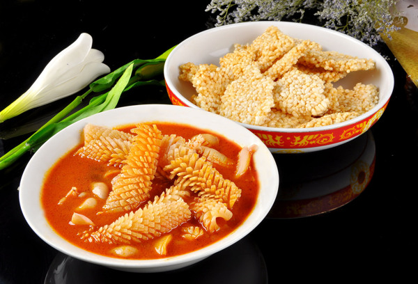 鍋巴魷魚圖片