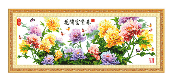 花開(kāi)富貴春圖片