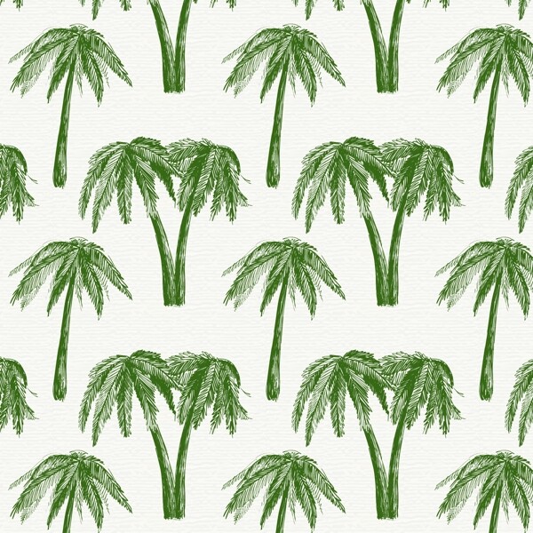 绿色的棕榈树图案