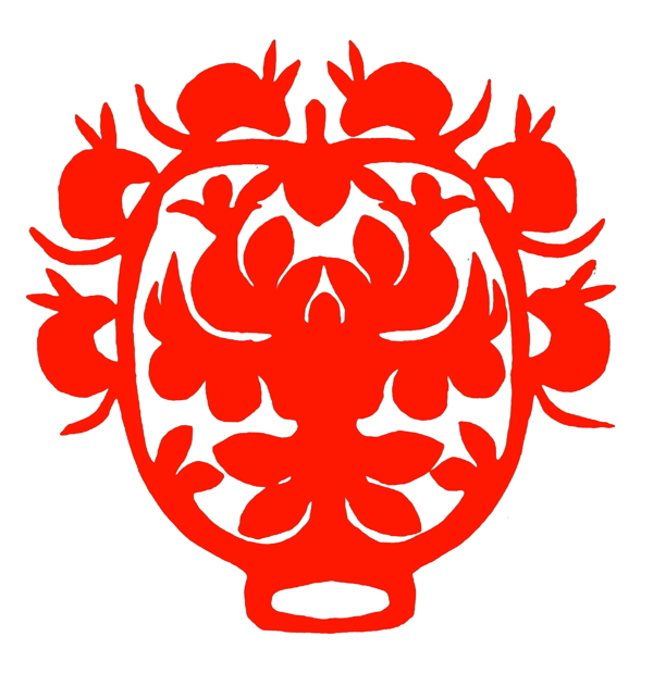 窗花剪紙民間美術(shù)0030