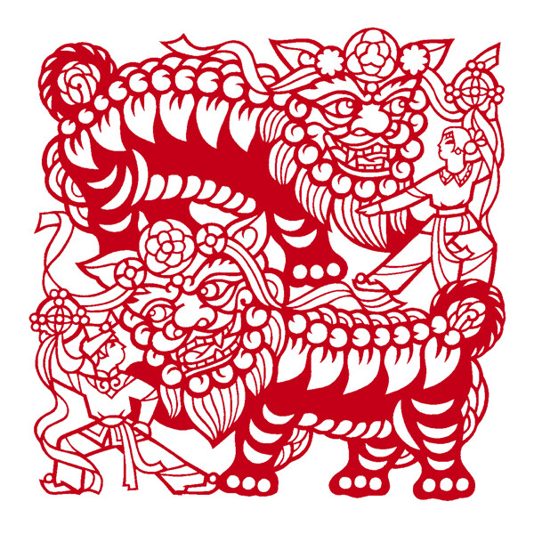 窗花剪紙民間美術(shù)0022