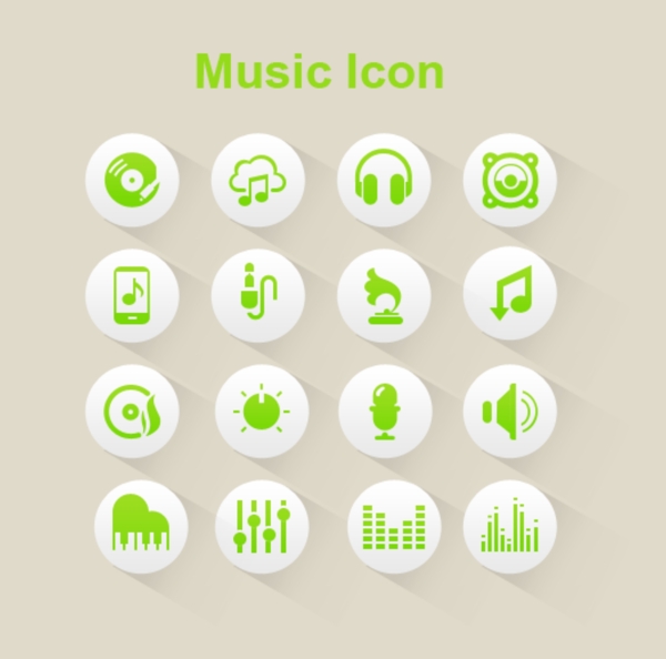 手機app音樂圖標