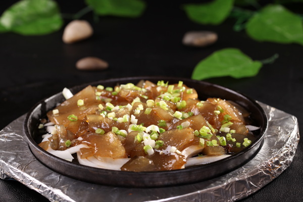 鐵板涼粉圖片