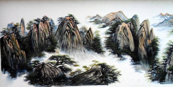 位圖插畫藝術(shù)效果水墨免費(fèi)素材