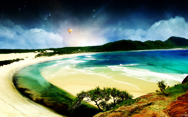海灘外景