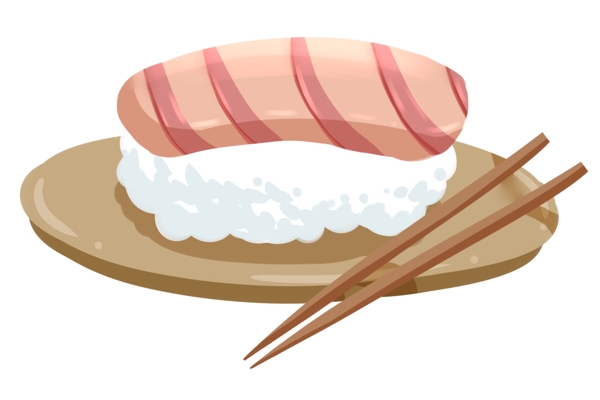 日本的美食米饭插画