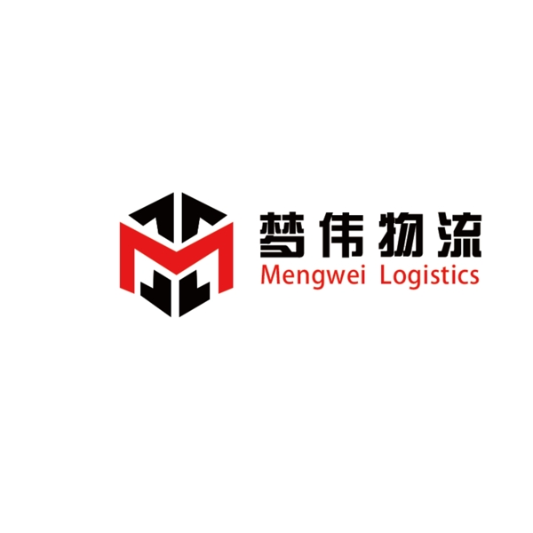 企业标识logopsdM字母商标