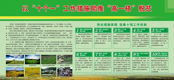 扶貧展板