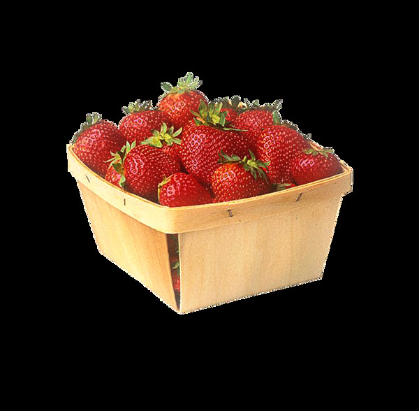 一盒草莓png免扣元素