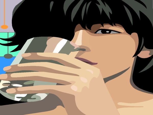春季時尚男生女生矢量圖13