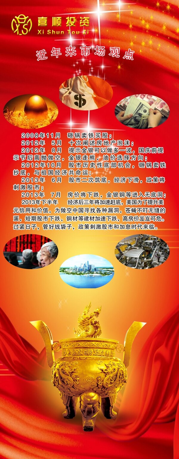 投資公司展板圖片