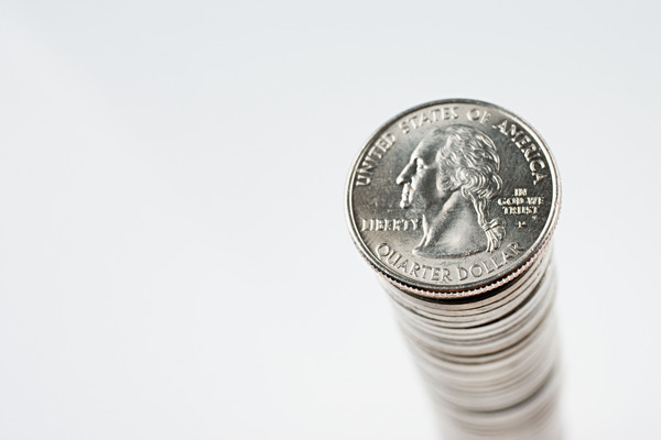 外国货币硬币特写图片