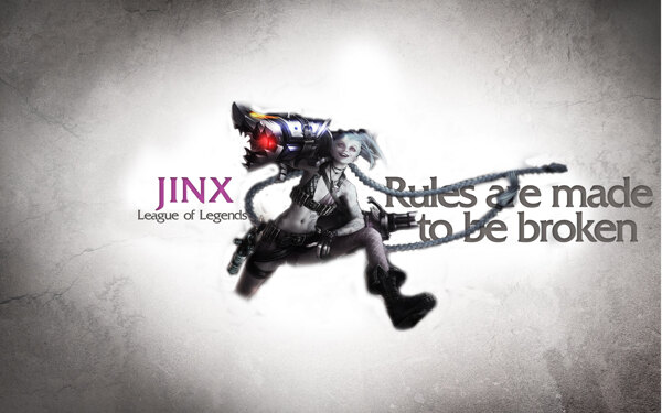 英雄联盟JINX全屏壁纸图片