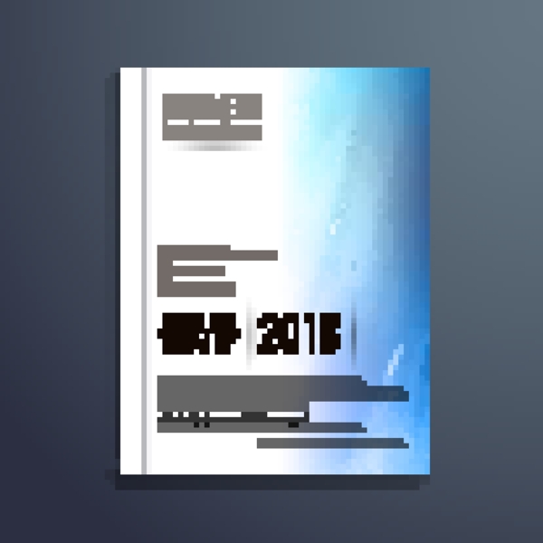 抽象優(yōu)雅的商業(yè)手冊模板