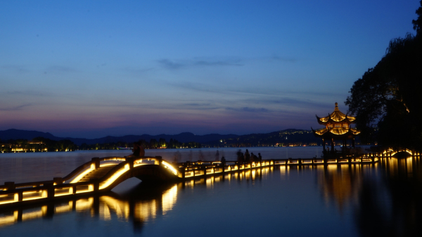 2K杭州西湖夜景