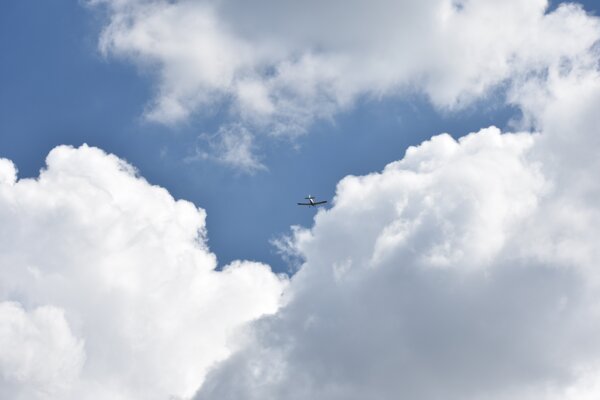 天空云飞机飞行航空气