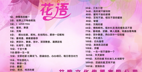 玫瑰花語圖片