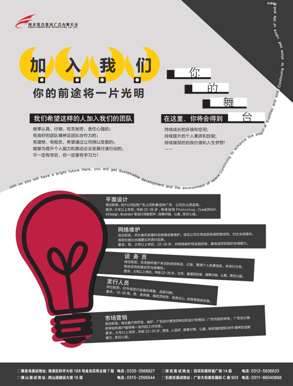 創(chuàng)意招聘廣告
