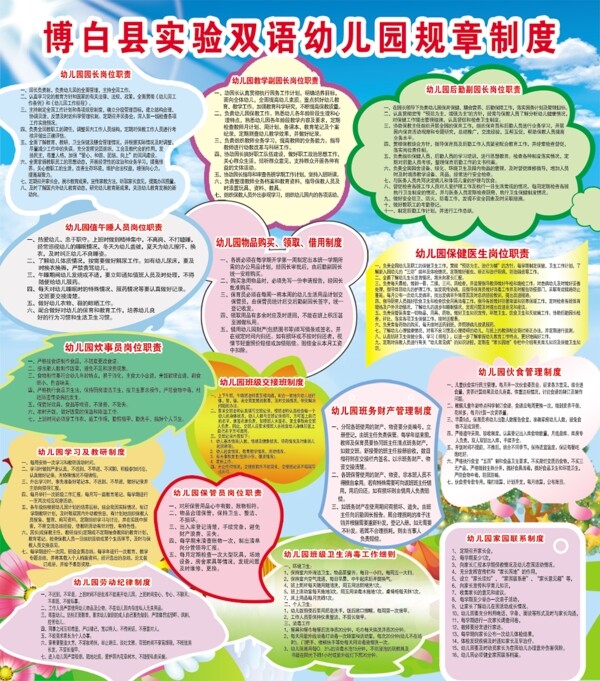 實(shí)驗(yàn)雙語規(guī)章制度圖片