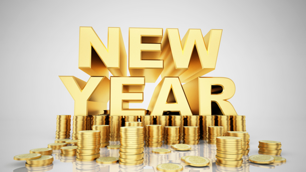 2013金色新年金融背景图片