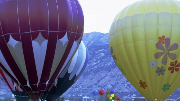 什锦热气球在犹他州县犹他州的5个4K超高清