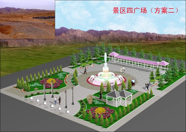 廣場(chǎng)規(guī)劃圖圖片