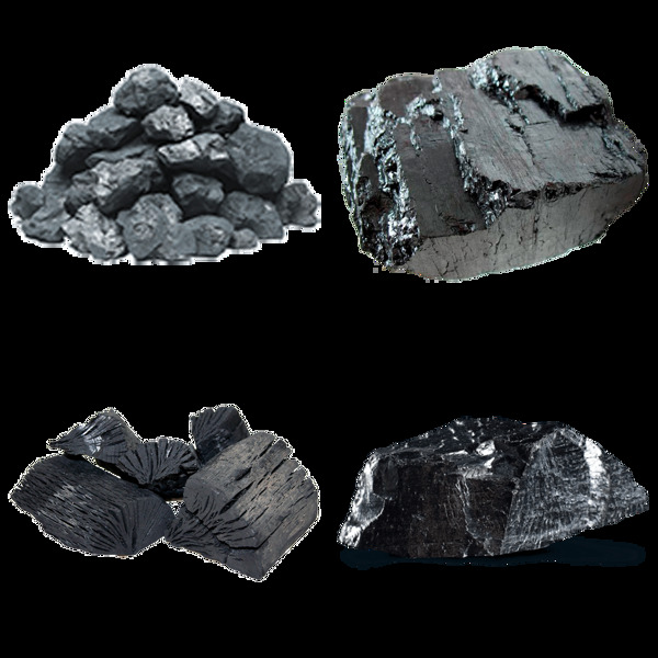 四堆煤炭免抠png透明图层素材
