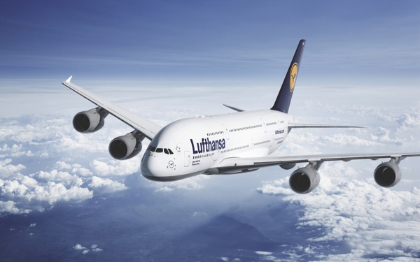 德国汉莎空客A380图片