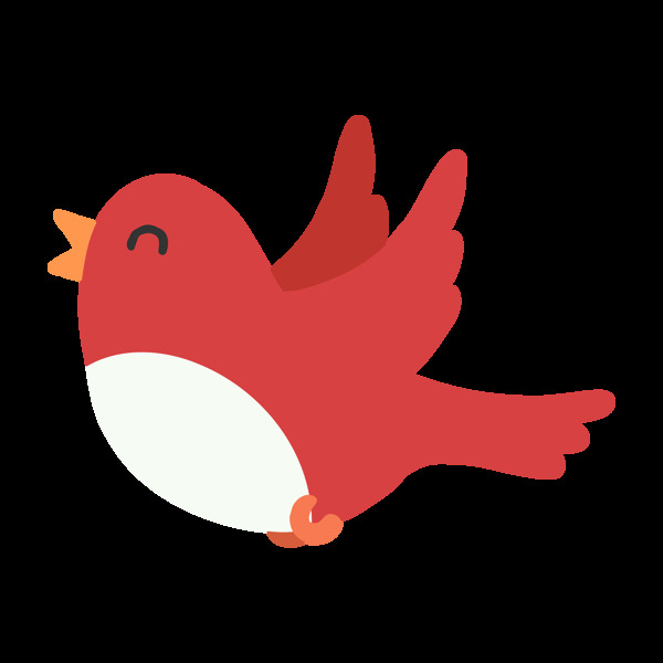 卡通鳥
