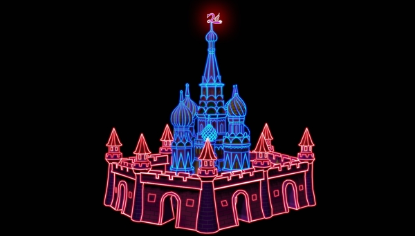 城堡夜景图片